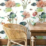 York Wallcoverings Tropical Reef Multicolor Peel & Stick Wallpaper | Wallpaper Twins York Wallcoverings Tropical Reef Multicolor Peel & Stick Wallpaper - SKU PSW1033RL