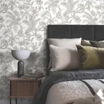 York Wallcoverings Tropical Sketch Toile Brown Wallpaper | Wallpaper Twins York Wallcoverings Tropical Sketch Toile Brown Wallpaper - SKU RT7843