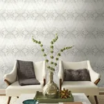 York Wallcoverings Tudor Diamond Damask Grey Wallpaper | Wallpaper Twins York Wallcoverings Tudor Diamond Damask Grey Wallpaper - SKU DM4934