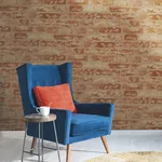 York Wallcoverings Up the Wall Red & Taupe Wallpaper | Wallpaper Twins York Wallcoverings Up the Wall Red & Taupe Wallpaper - SKU BZ9206
