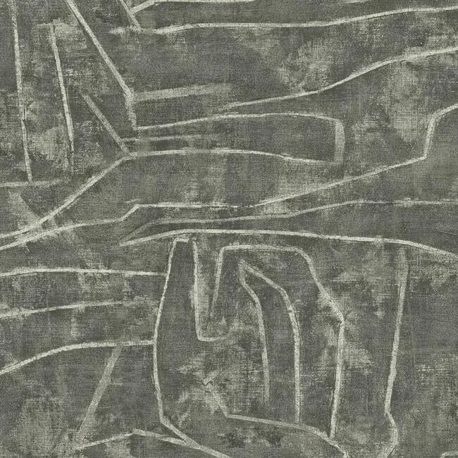 York Wallcoverings Urban Chalk Grey Peel & Stick Wallpaper - SKU PSW1230RL