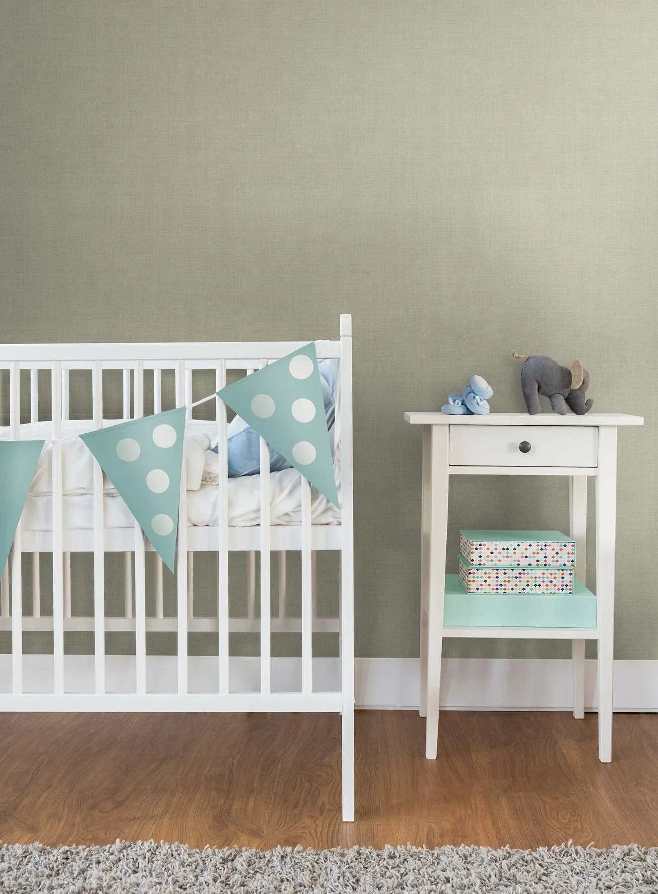 York Wallcoverings Vava Pinje Green Smoke Wallpaper - SKU MB16022