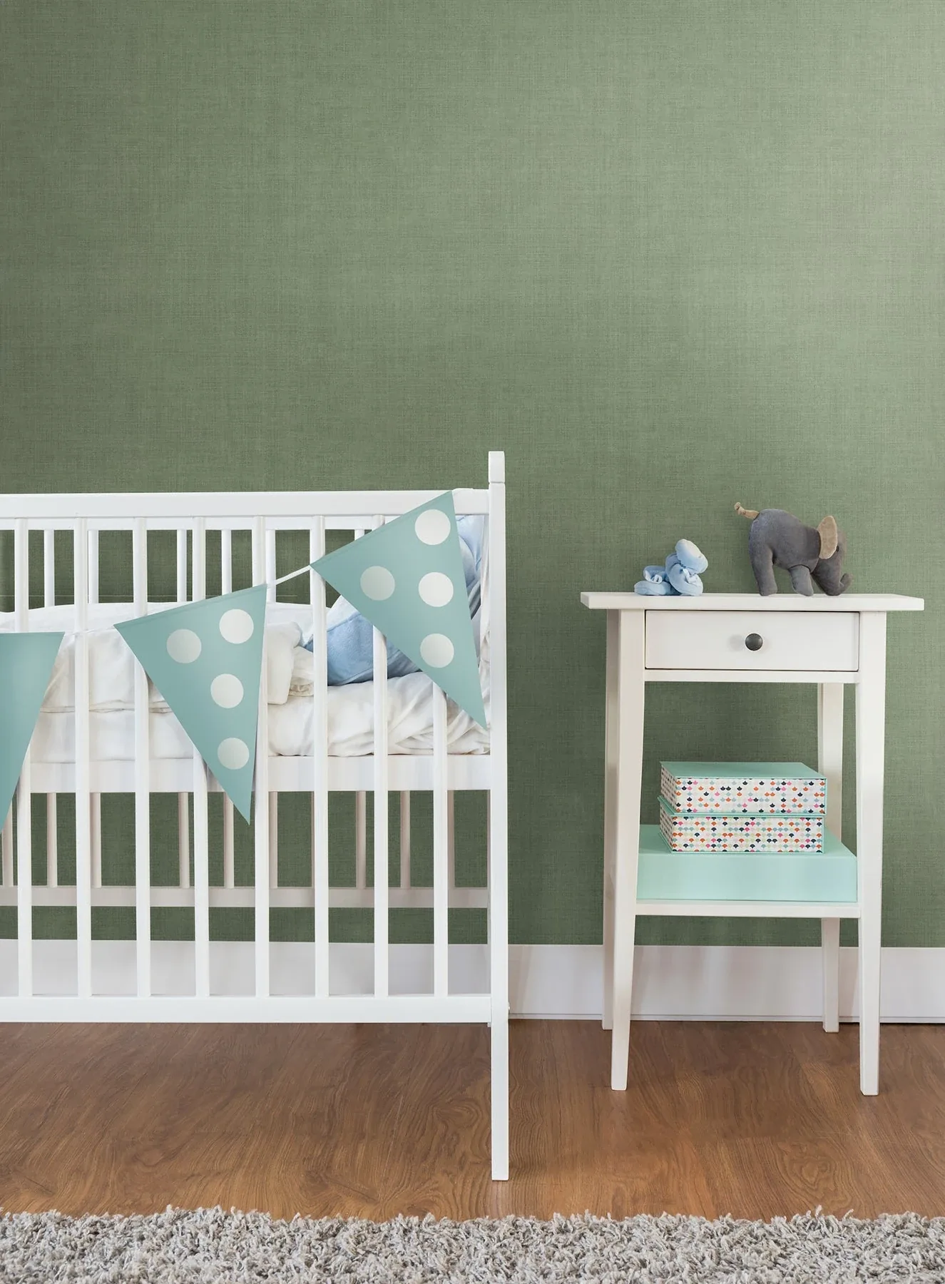 York Wallcoverings Vava Tall Green Wallpaper - SKU MB16026