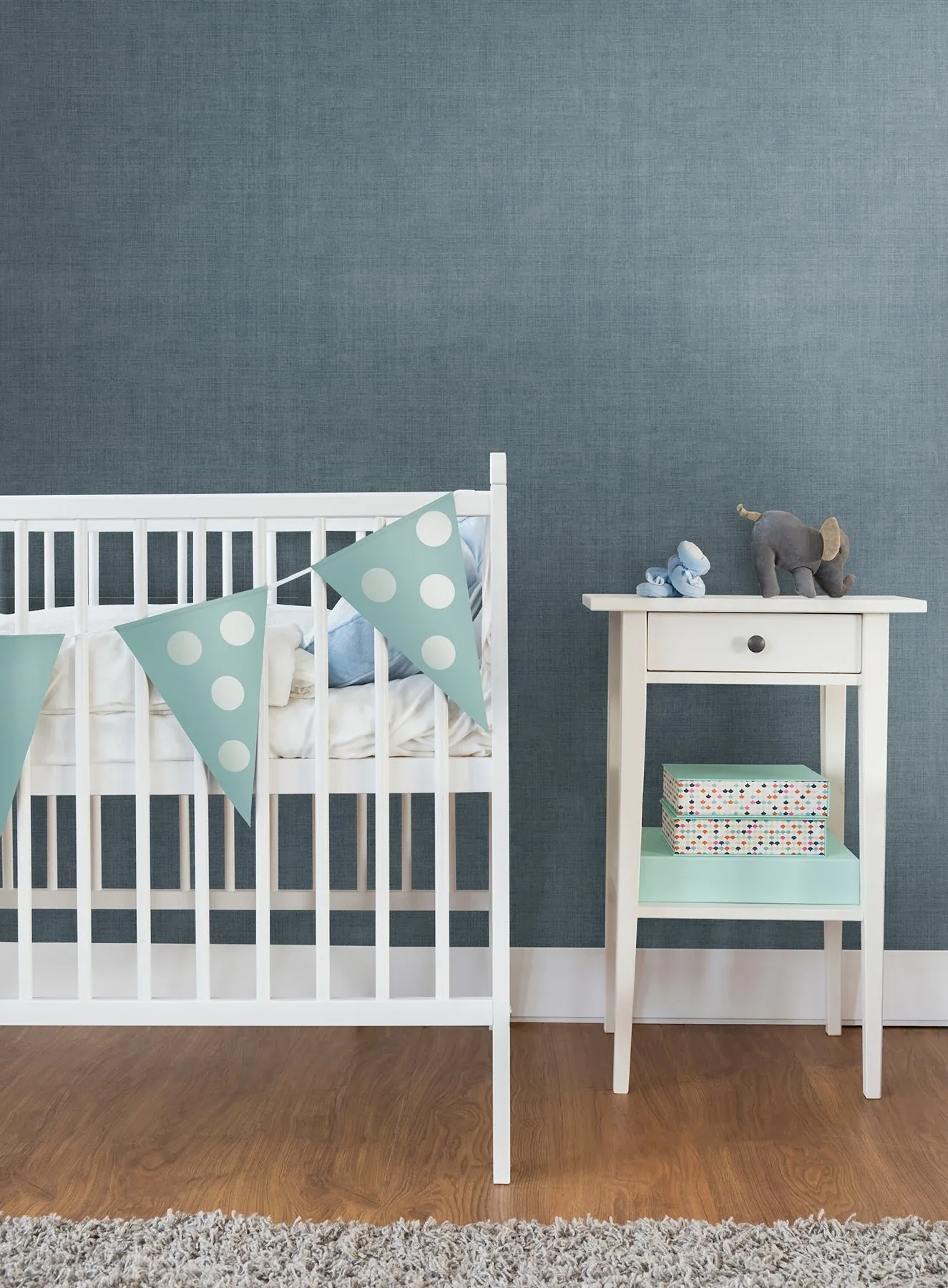 York Wallcoverings Vava Vinterbla Dark Blue Wallpaper | Wallpaper Twins York Wallcoverings Vava Vinterbla Dark Blue Wallpaper - SKU MB16043