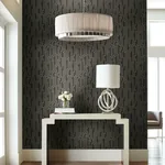 York Wallcoverings Velocity Silver Wallpaper - SKU DE8818