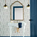 York Wallcoverings Vintage Blooms Blue Wallpaper | Wallpaper Twins York Wallcoverings Vintage Blooms Blue Wallpaper - SKU GR5981