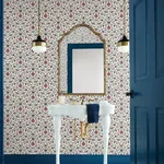 York Wallcoverings Vintage Blooms Red Wallpaper - SKU GR5982