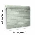 York Wallcoverings Warehouse Planks Grey Peel & Stick Wallpaper - SKU PSW1295RL