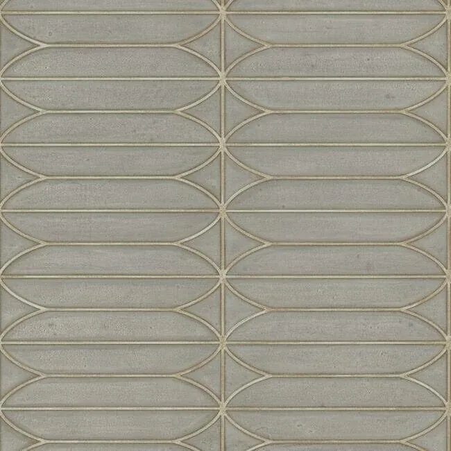 CP1234 | Warm Grey Pavilion Wallpaper