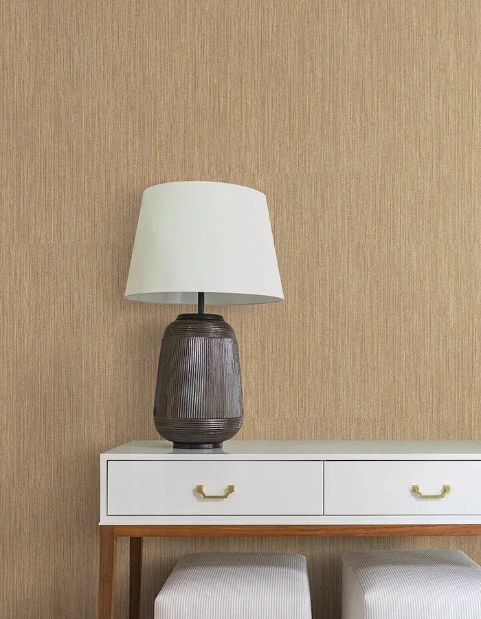 York Wallcoverings Washed Ramie Canyon Wallpaper - SKU SI25855