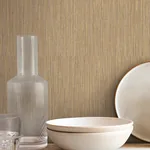 York Wallcoverings Washed Ramie Canyon Wallpaper - SKU SI25855