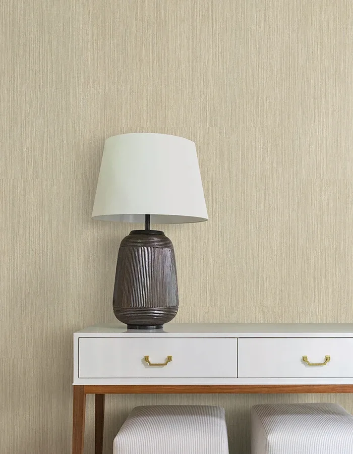 York Wallcoverings Washed Ramie Reed Wallpaper - SKU SI25852