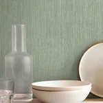 York Wallcoverings Washed Ramie Sea Glass Wallpaper - SKU SI25854