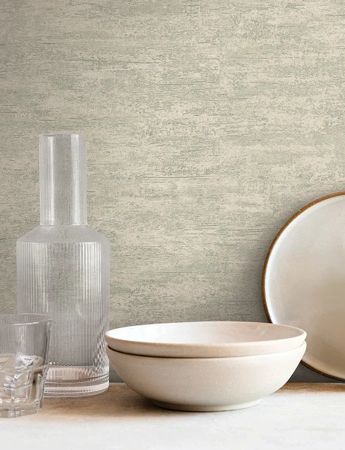 York Wallcoverings Weathered Stucco Ecru Wallpaper - SKU SI25757