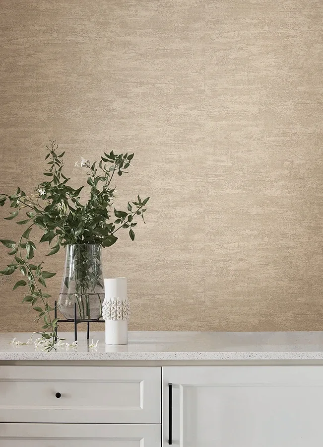 York Wallcoverings Weathered Stucco Wheat Wallpaper - SKU SI25753