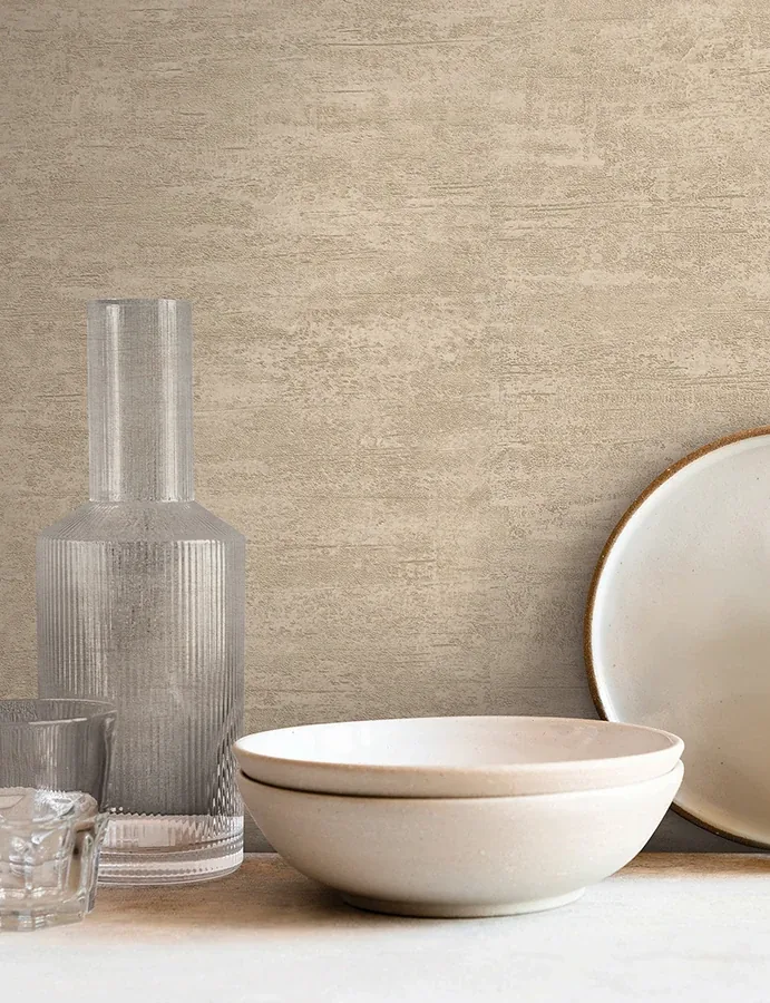 York Wallcoverings Weathered Stucco Wheat Wallpaper - SKU SI25753