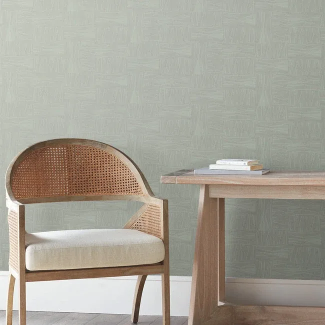 York Wallcoverings Wicker Dot Sage Wallpaper - SKU OI0631