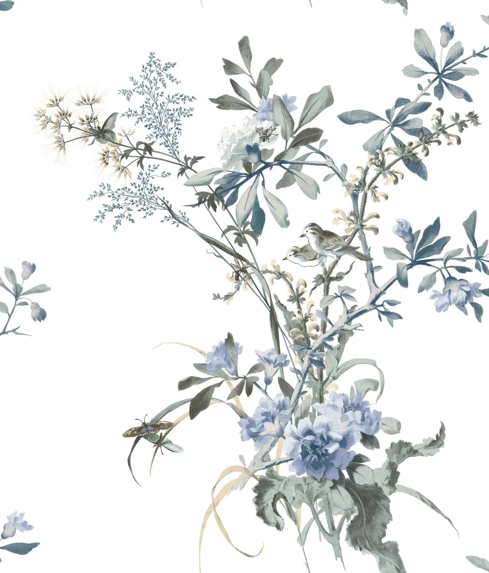 PSW1367RL | Wild Flowers Jade Peel & Stick Wallpaper