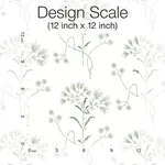 York Wallcoverings Wildflower Green Wallpaper - SKU PSW1503RL