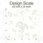 York Wallcoverings Wildflower Grey Wallpaper - SKU PSW1502RL