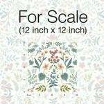 York Wallcoverings Wildwood Beige & Coral Wallpaper - SKU RI5157