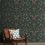 York Wallcoverings Wildwood Black Peel & Stick Wallpaper - SKU PSW1623RL