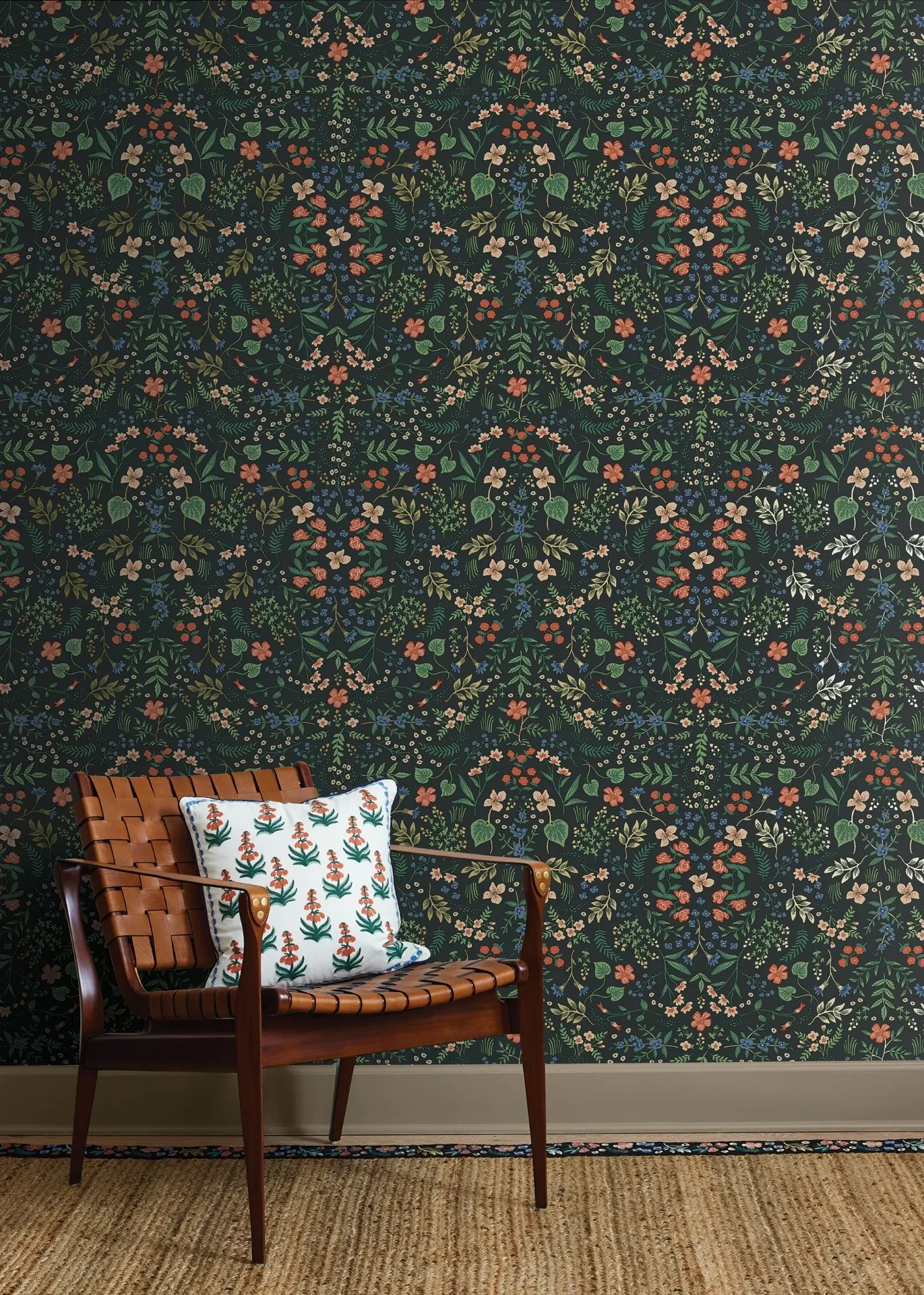 York Wallcoverings Wildwood Black Peel & Stick Wallpaper - SKU PSW1623RL
