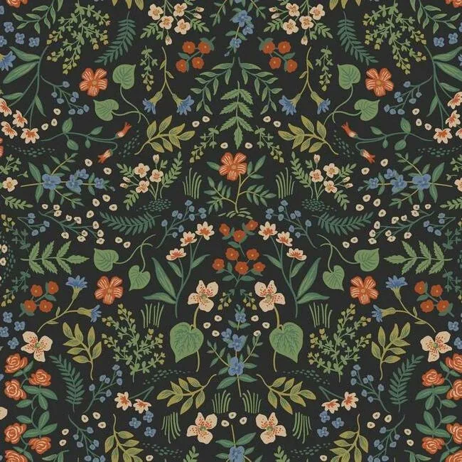 RI5158 | Wildwood Black Wallpaper