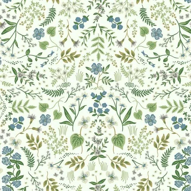 RI5155 | Wildwood Blue & Green Wallpaper