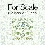 York Wallcoverings Wildwood Blue & Green Wallpaper - SKU RI5155