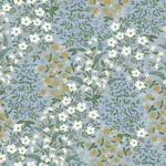 York Wallcoverings Wildwood Garden Blue & White Wallpaper - SKU RP7379