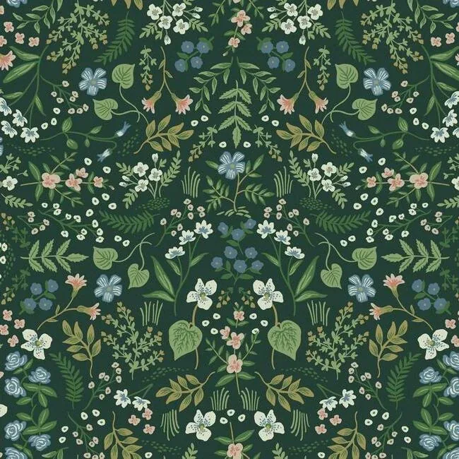 RI5156 | Wildwood Hunter Green Wallpaper