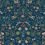 York Wallcoverings Wildwood Navy Peel & Stick Wallpaper - SKU PSW1622RL