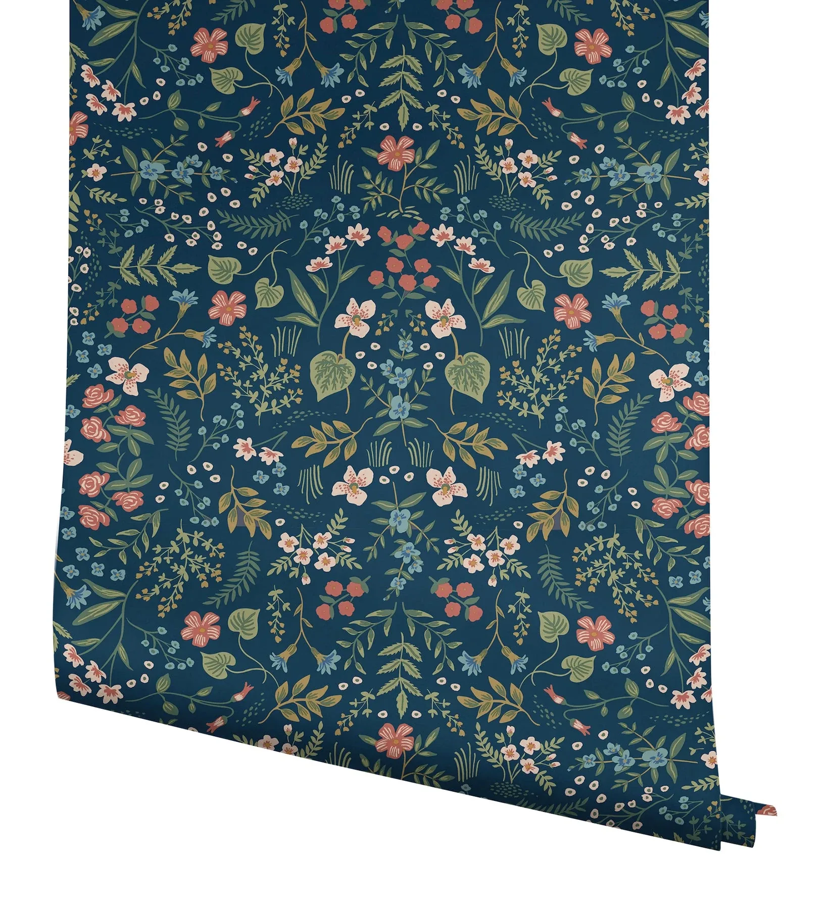 York Wallcoverings Wildwood Navy Peel & Stick Wallpaper - SKU PSW1622RL