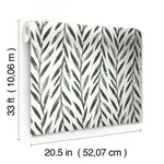 York Wallcoverings Willow Black Wallpaper | Wallpaper Twins York Wallcoverings Willow Black Wallpaper - SKU MK1136