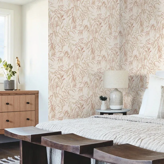 York Wallcoverings Willow Grove Clay Wallpaper - SKU GO8244