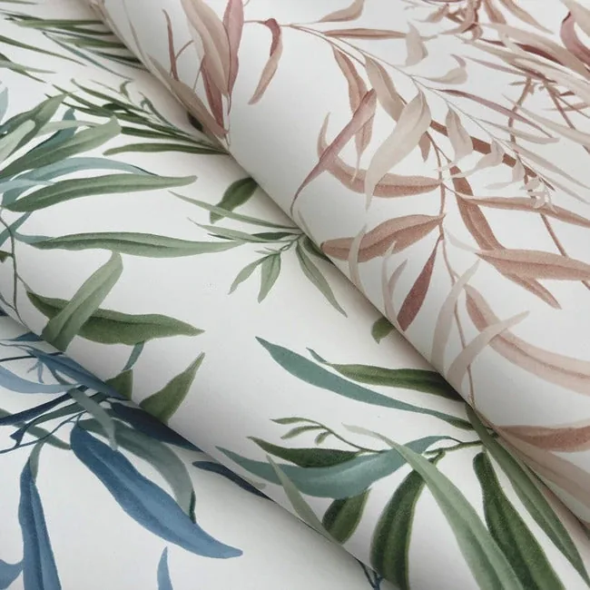 York Wallcoverings Willow Grove Sky Blue Wallpaper - SKU GO8242