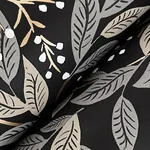 York Wallcoverings Willowberry Black Wallpaper - SKU RF7462