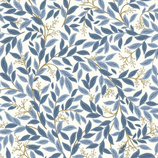PSW1469RL | Willowberry Blue & White Peel & Stick Wallpaper