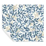 York Wallcoverings Willowberry Blue & White Peel & Stick Wallpaper - SKU PSW1469RL