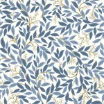 York Wallcoverings Willowberry Blue Wallpaper - SKU RF7461