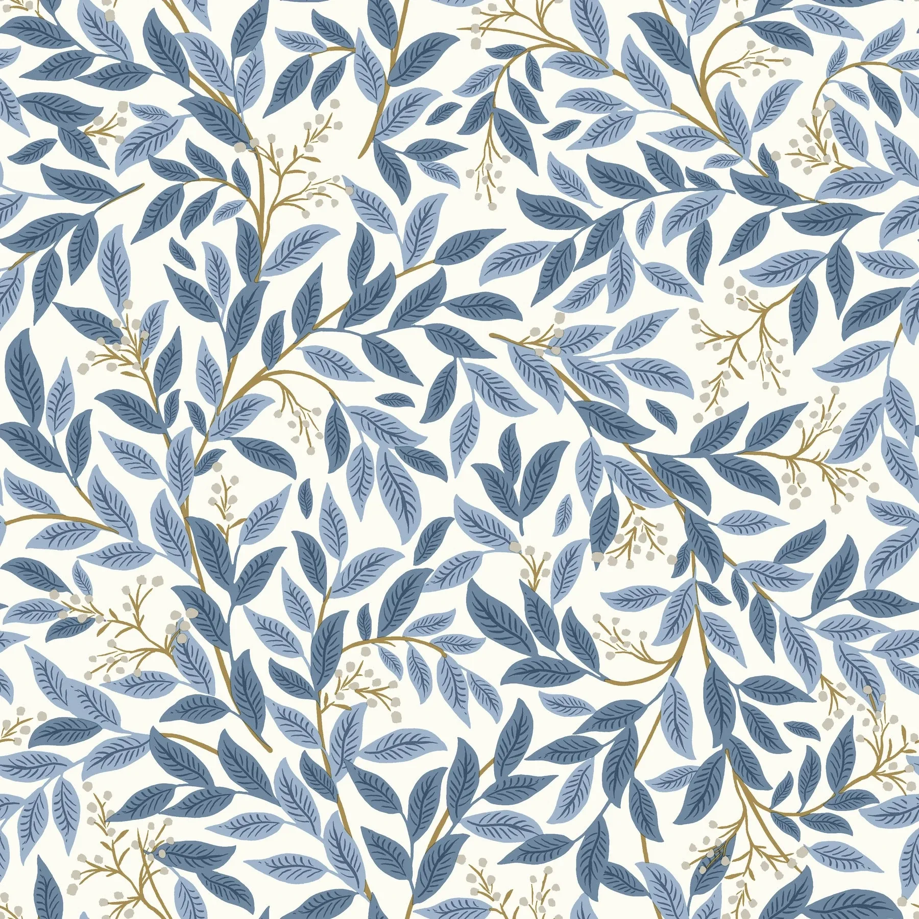 RF7461 | Willowberry Blue Wallpaper
