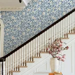 York Wallcoverings Willowberry Blue Wallpaper - SKU RF7461