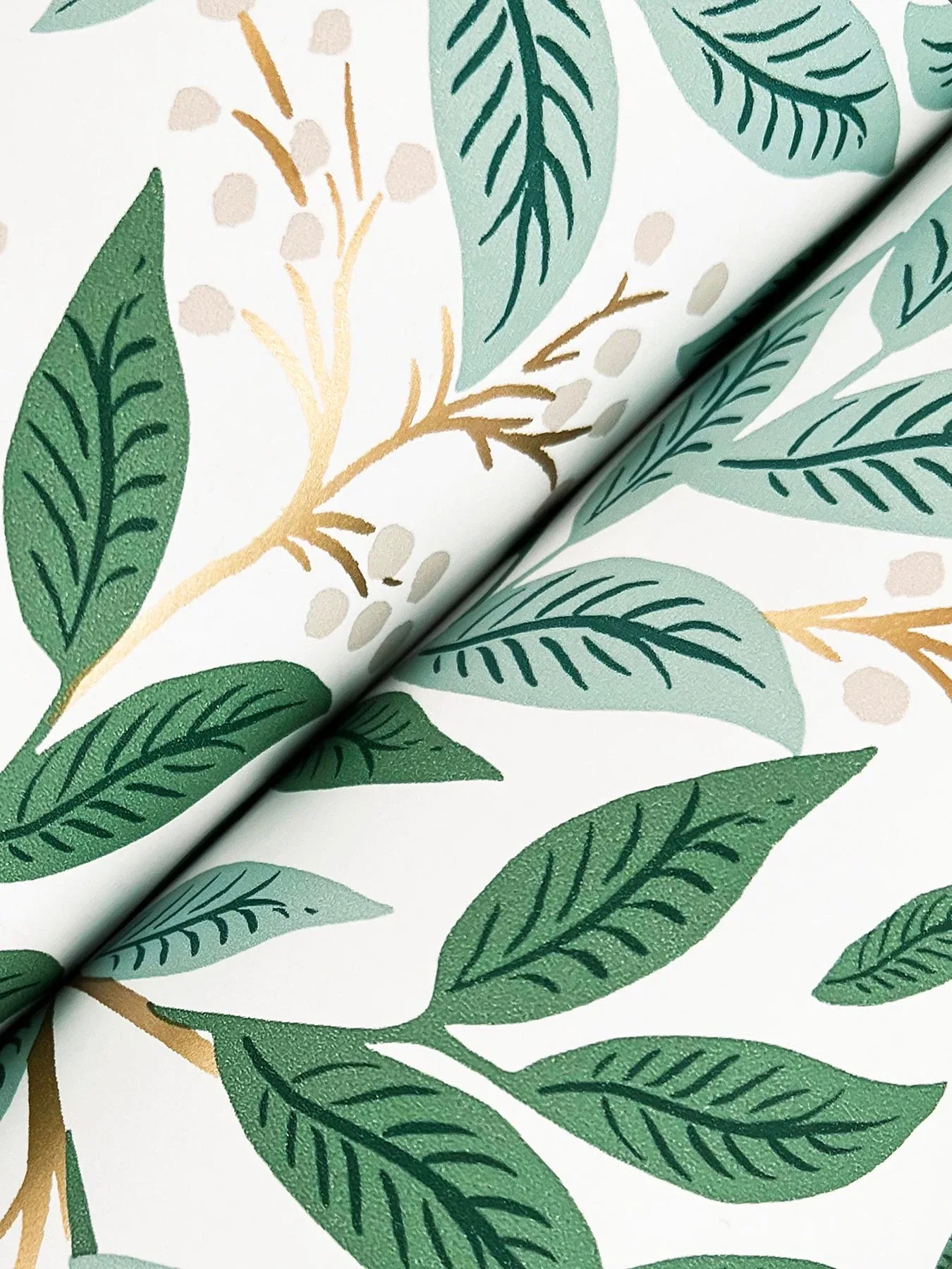 York Wallcoverings Willowberry Emerald Wallpaper - SKU RF7464