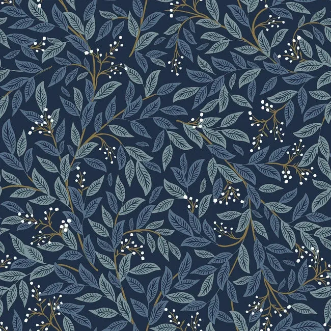 PSW1470RL | Willowberry Navy Peel & Stick Wallpaper