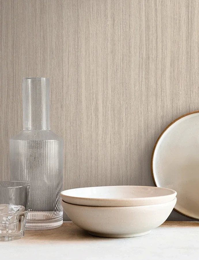 York Wallcoverings Wistman Stripe Almond Wallpaper | Wallpaper Twins York Wallcoverings Wistman Stripe Almond Wallpaper - SKU SI25711