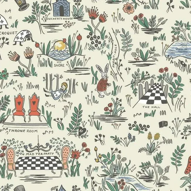 York Wallcoverings Wonderland Pastel Peel & Stick Wallpaper - SKU PSW1330RL