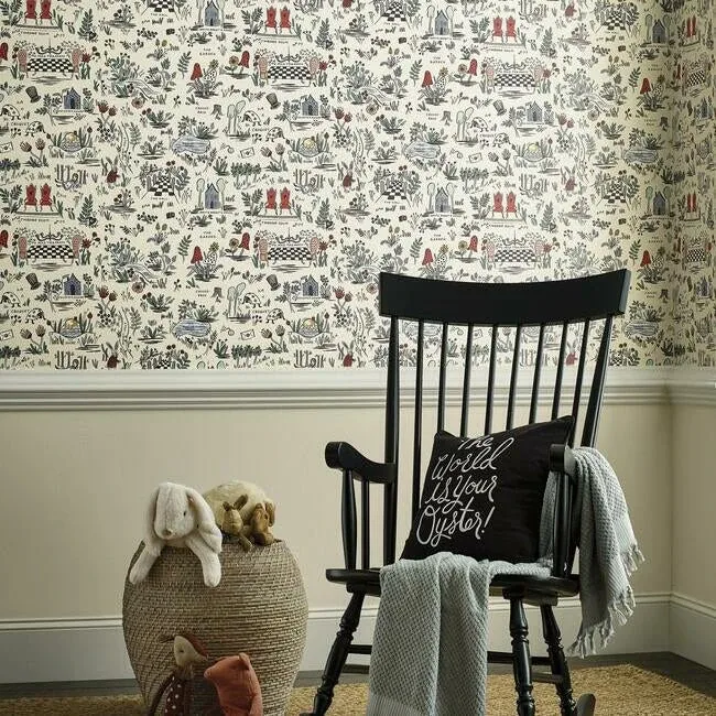 York Wallcoverings Wonderland Pastel Peel & Stick Wallpaper - SKU PSW1330RL