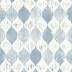 York Wallcoverings Woodblock Blue Wallpaper | Wallpaper Twins York Wallcoverings Woodblock Blue Wallpaper - SKU ME1568