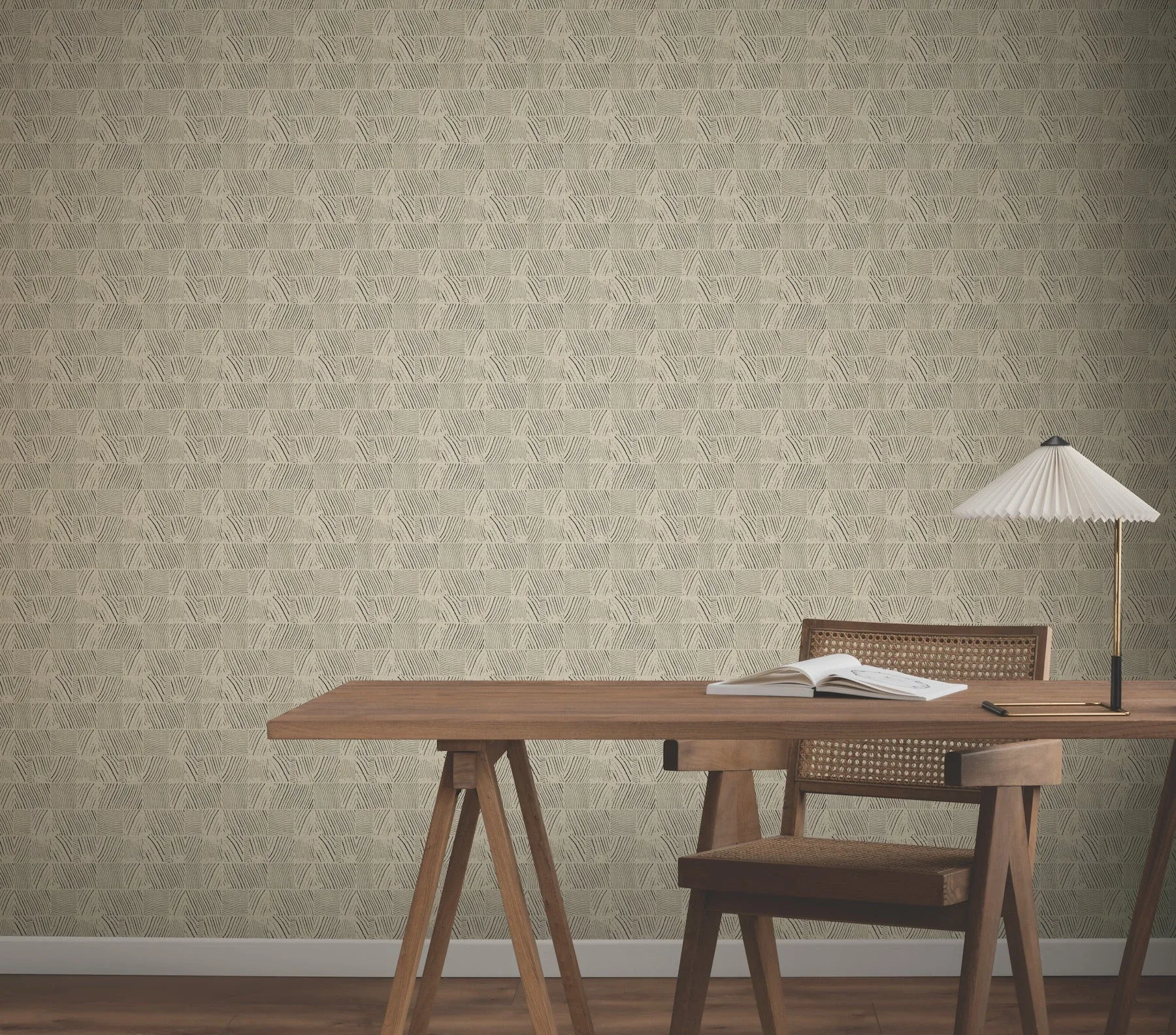 York Wallcoverings Woodcut Black & Linen Wallpaper | Wallpaper Twins York Wallcoverings Woodcut Black & Linen Wallpaper - SKU GN2621